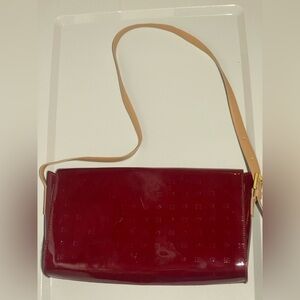 Arcadia  red leather shoulder small scuff marks as shown